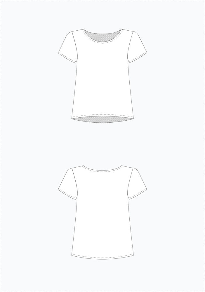 Grainline Studio - Scout Tee - Frumble Fabrics