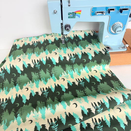 Art Gallery Fabrics - Lakelife Forests Green