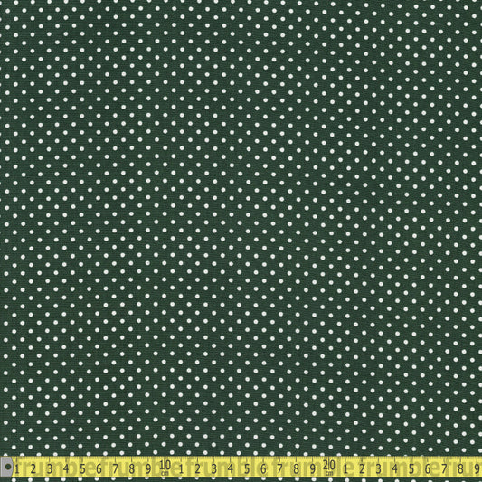 Mini 3mm Polka Dot Old Green (Per Metre)