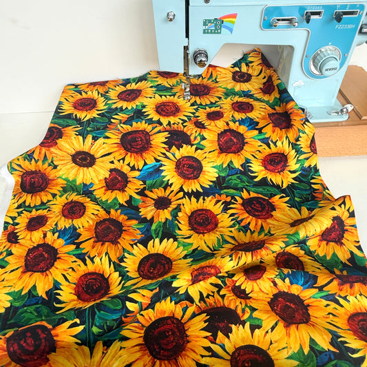 Timeless Treasures - Painted Sunflower