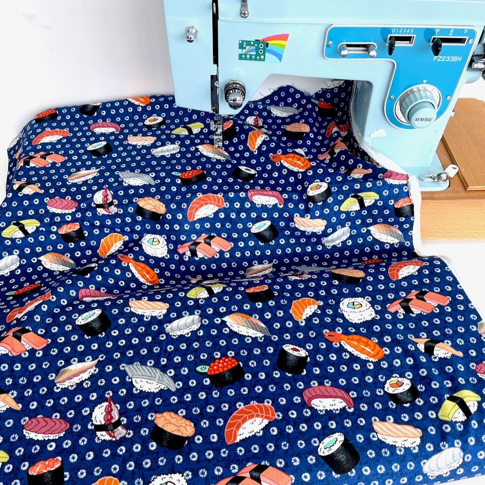 Remnant of Alexander Henry - Shibori Sushi - Indigo (134cm)