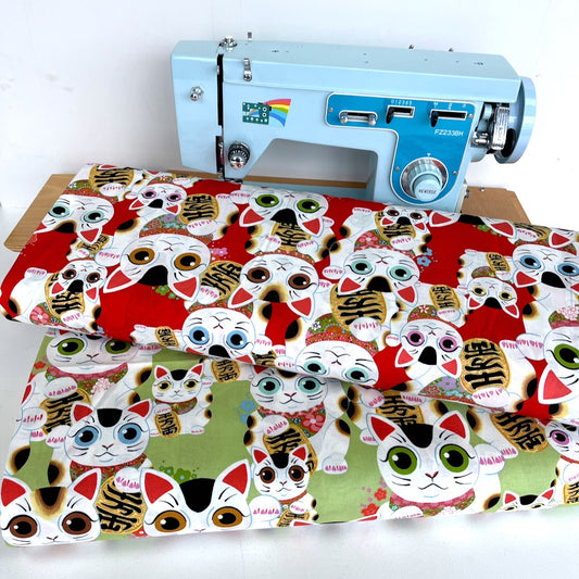 Alexander Henry - Fuku Kitty - Red