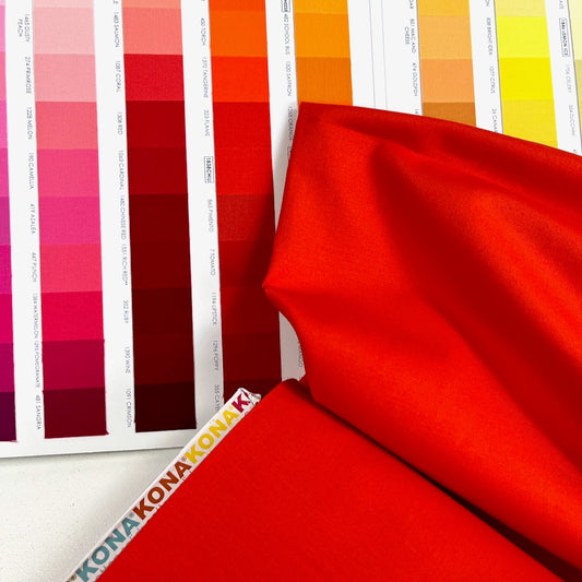 Kona Cotton Solids Flame Orange