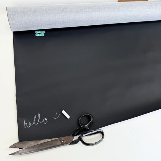 Chalkboard Chalk Fabric by Camelot p/0.5m