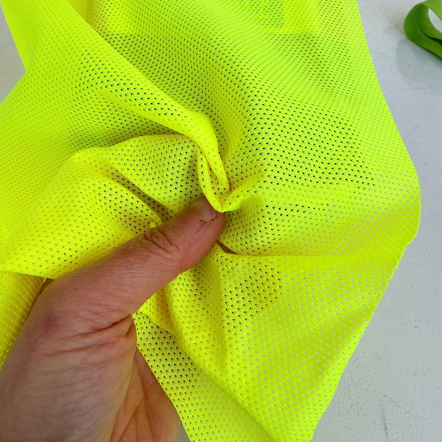 Air-Tech Airtex Strong Bag Mesh - Fluorescent Yellow (50 x 74cm Pre-Cut)