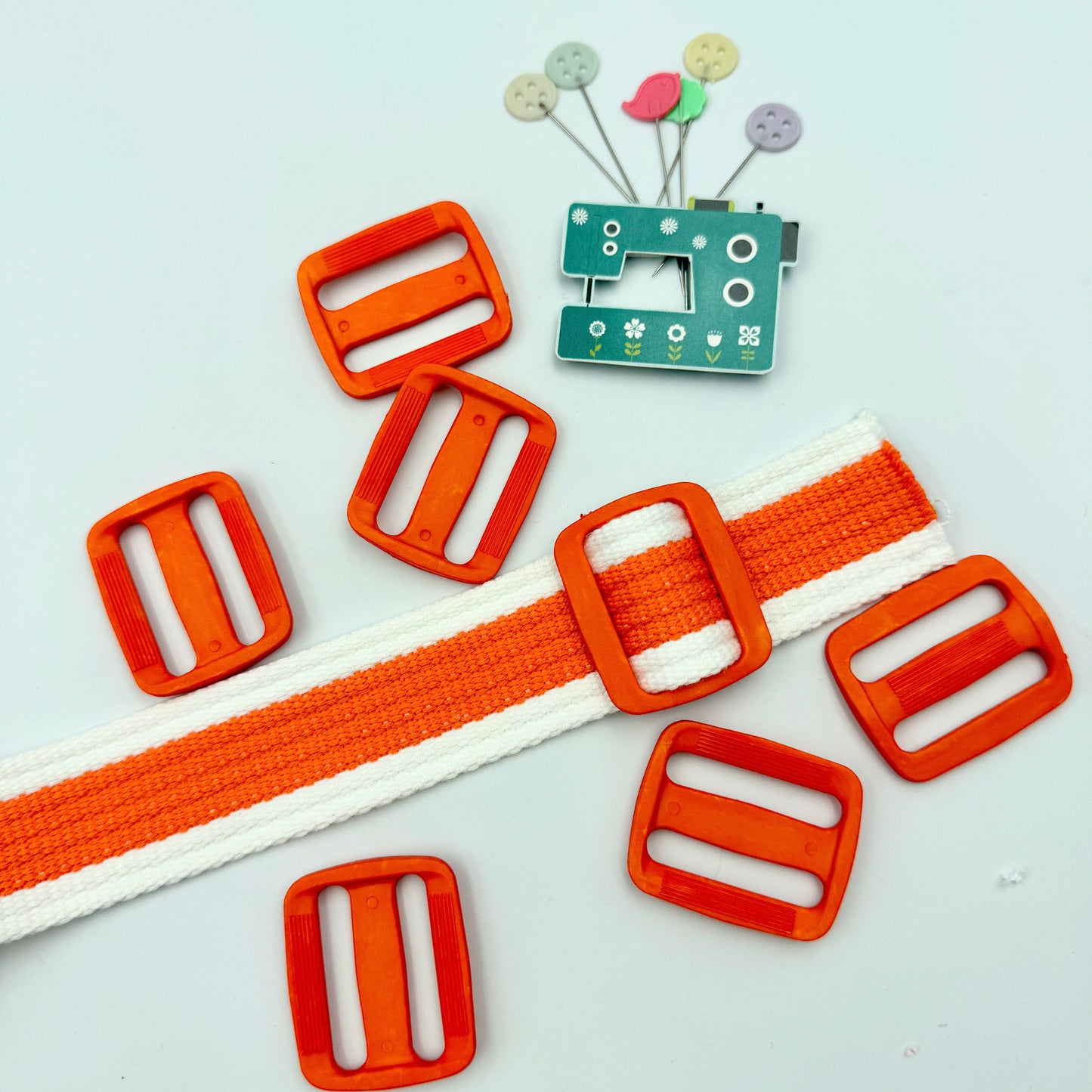 30mm Plastic Bag Slider - Bright Colours - 5 pack