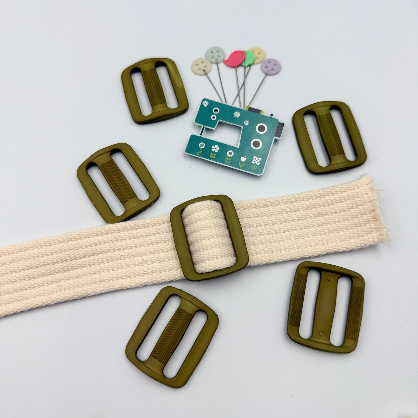 30mm Plastic Bag Slider - Bright Colours - 5 pack