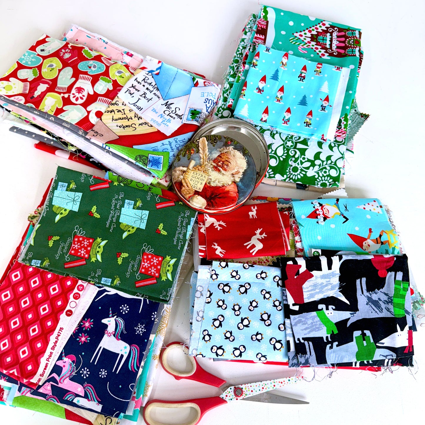 Clearance Limited Edition Fabric Remnant Pack - CHRISTMAS SPECIAL