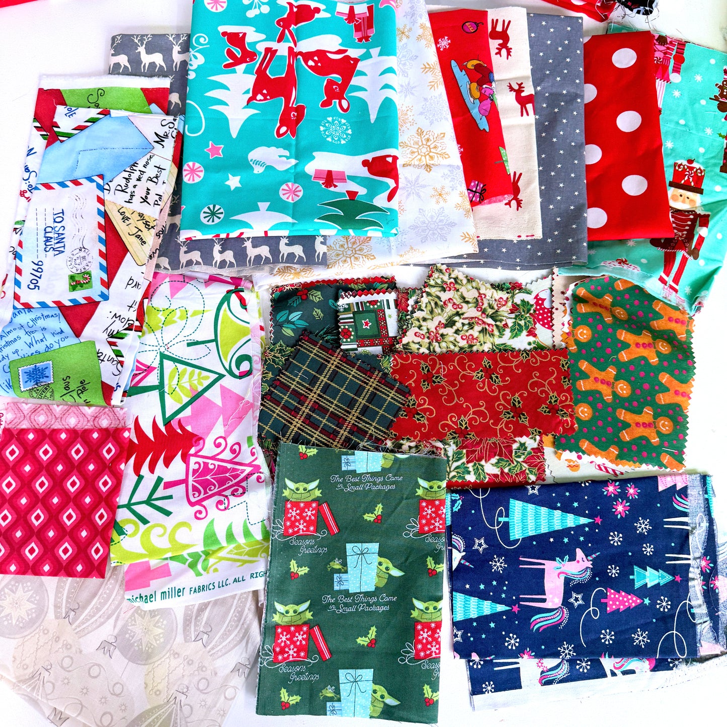 Clearance Limited Edition Fabric Remnant Pack - CHRISTMAS SPECIAL