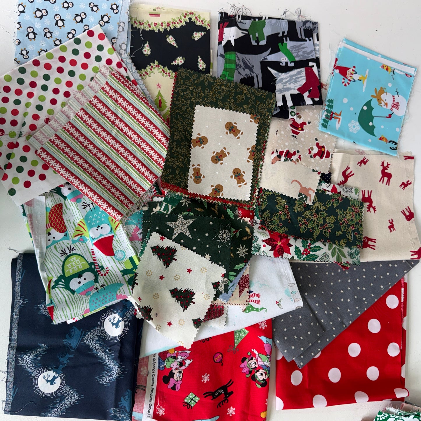 Clearance Limited Edition Fabric Remnant Pack - CHRISTMAS SPECIAL