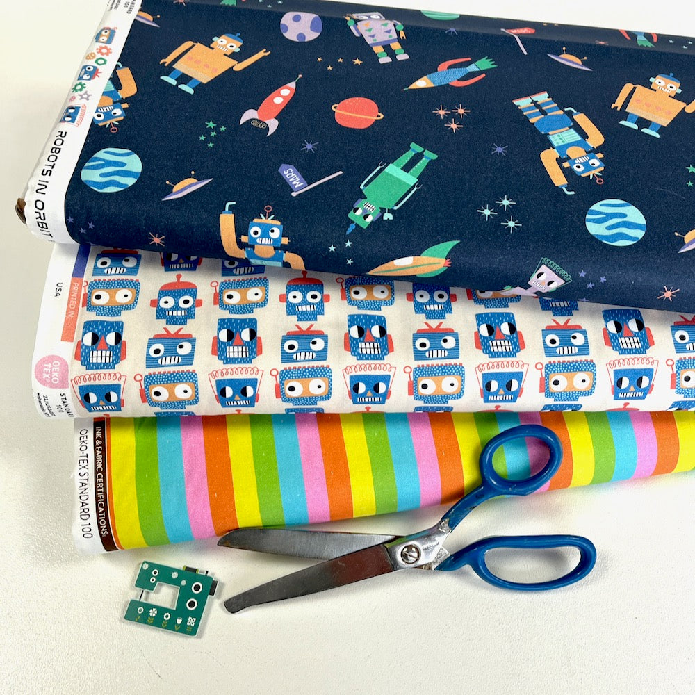 Paintbrush Studio - ROBOTS IN ORBIT Face Stripe Blue