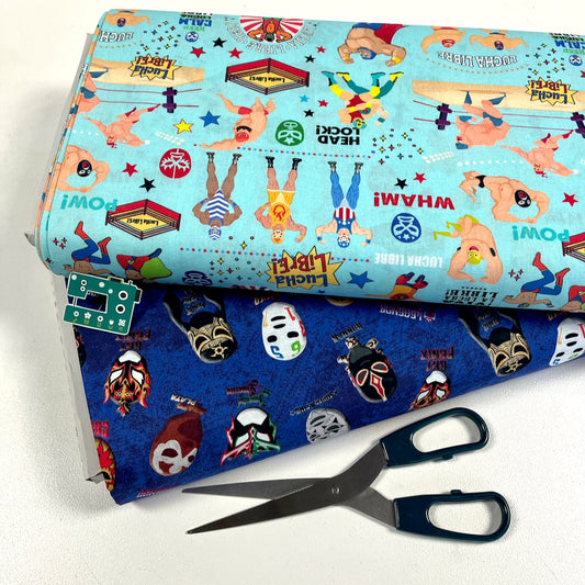 Michael Miller - Lucha Wrestlers - Blue