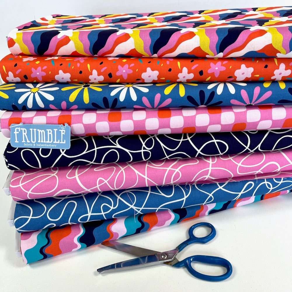 Cloud 9 Organic Cottons - Following Dreams - Cheerful Flowers