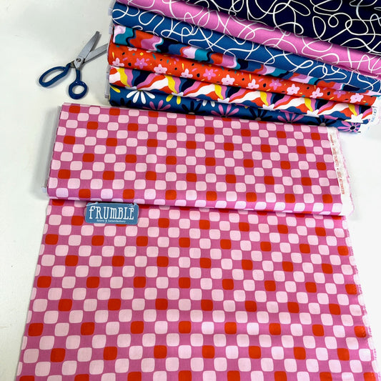 Cloud 9 Organic Cottons - Following Dreams - Marshmellow Checks