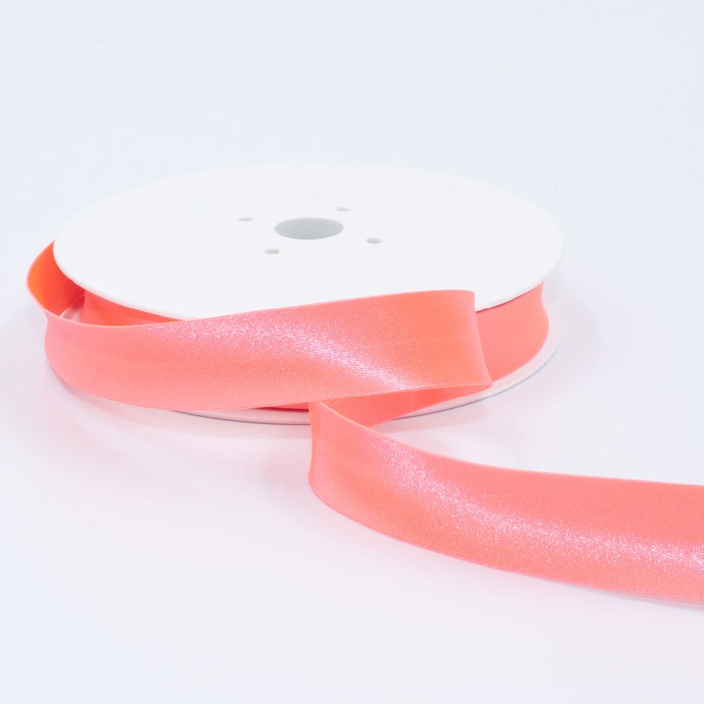 5m Roll of 18mm Plain Satin Bias Binding