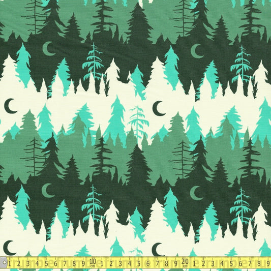 Art Gallery Fabrics - Lakelife Forests Green - Sewing and Dressmaking Fabric