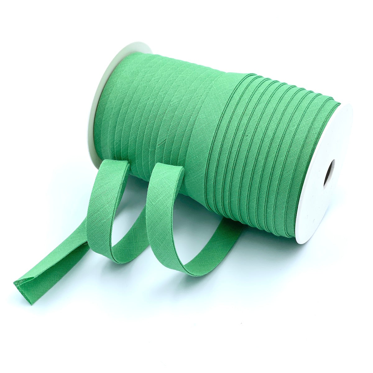 25m Reel of Plain 12mm Double Fold Bias Binding