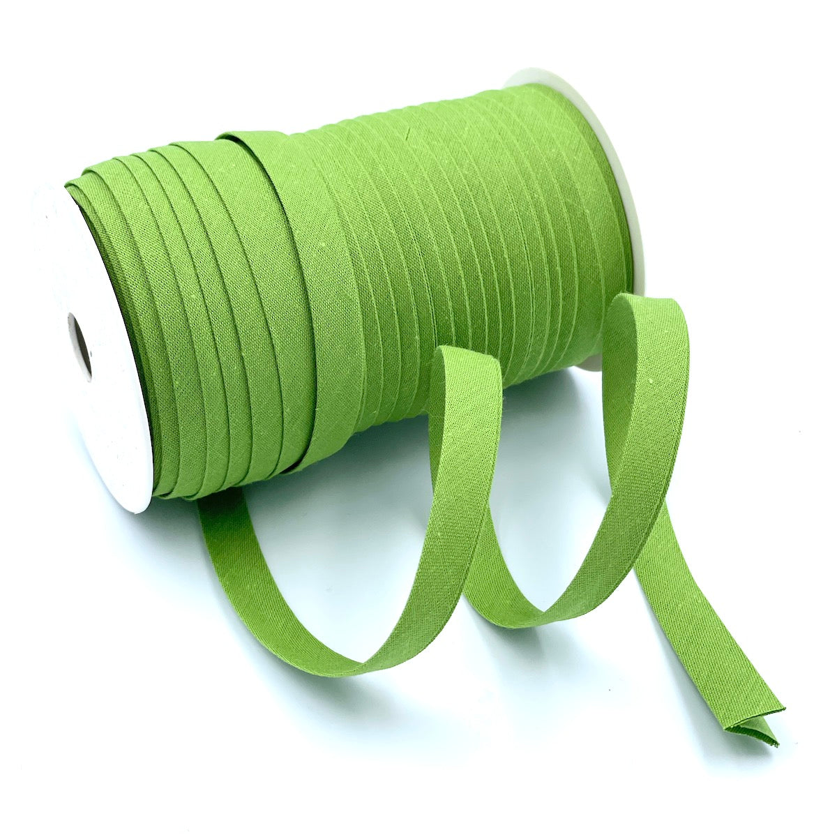25m Reel of Plain 12mm Double Fold Bias Binding