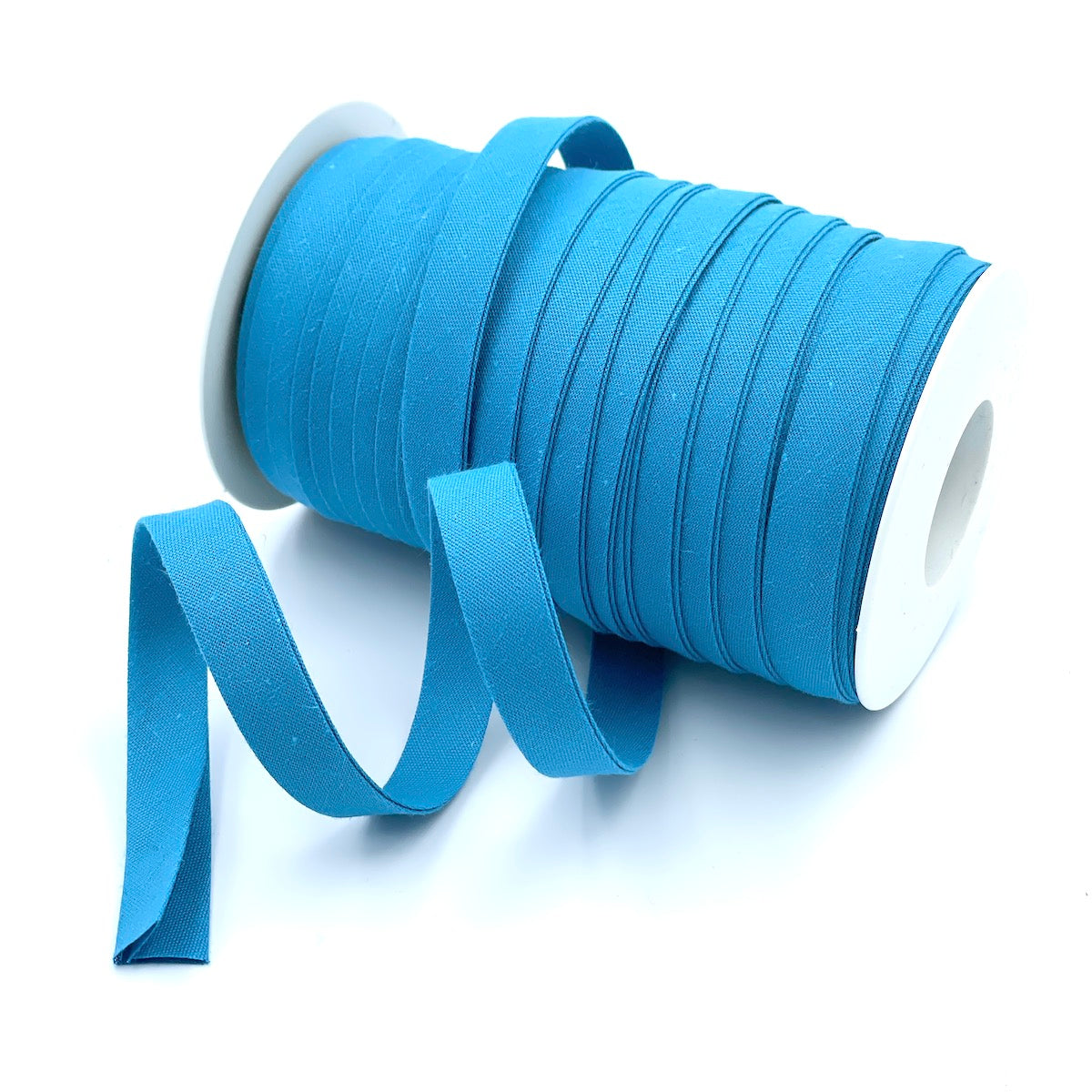 25m Reel of Plain 12mm Double Fold Bias Binding