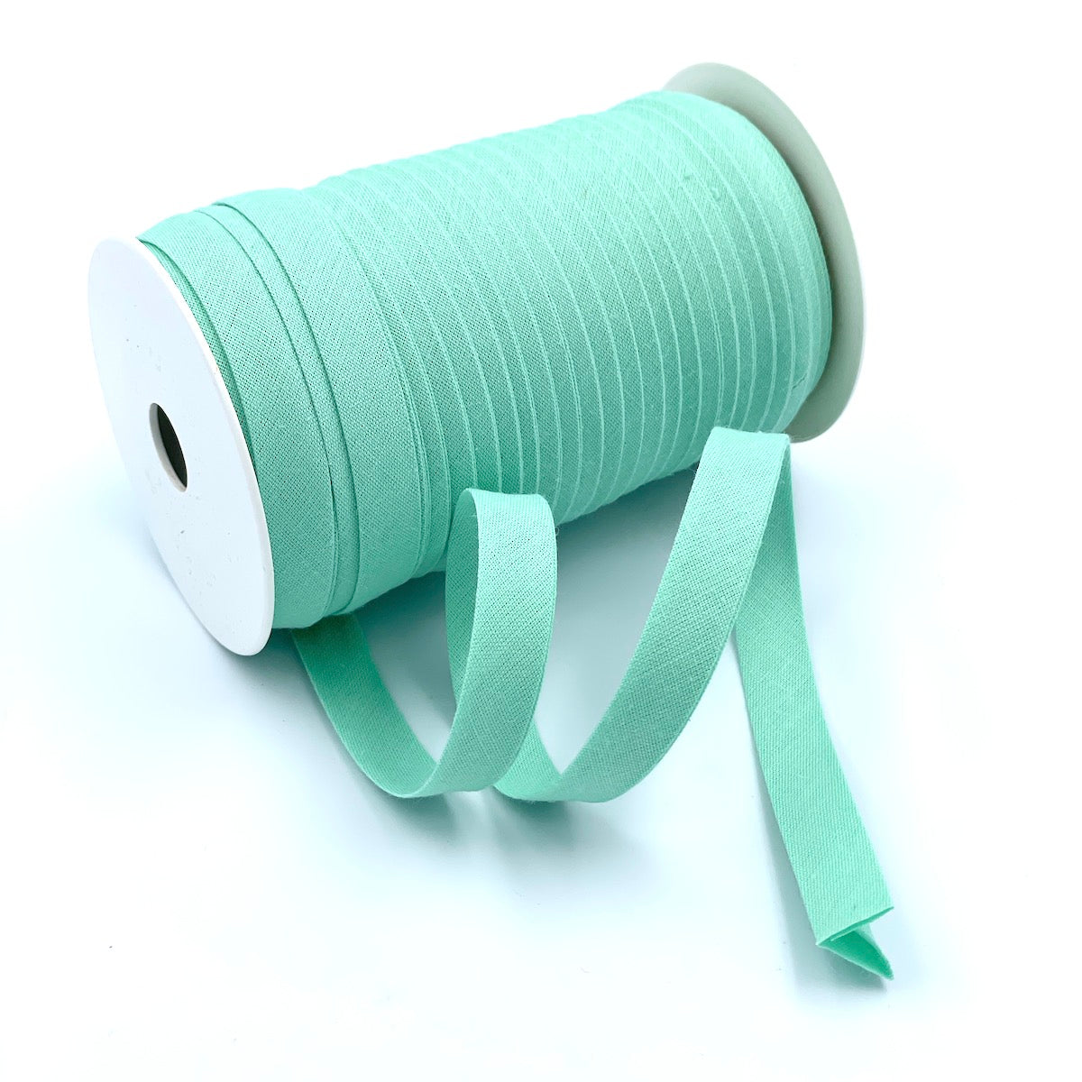 25m Reel of Plain 12mm Double Fold Bias Binding