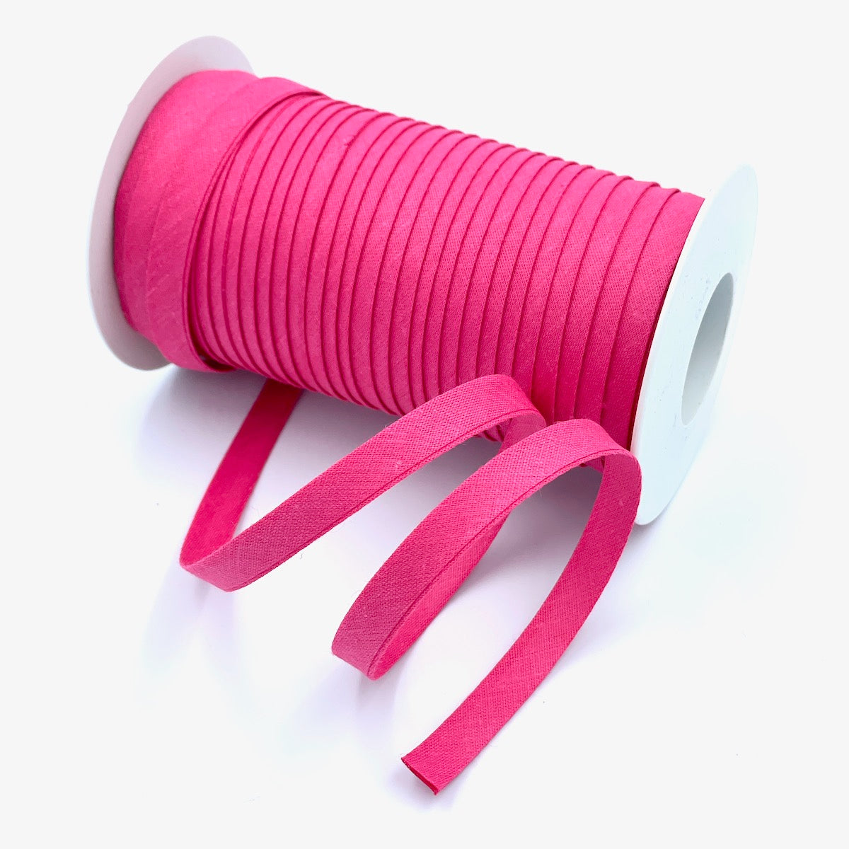 25m Reel of Plain 9mm Double Fold Bias Binding