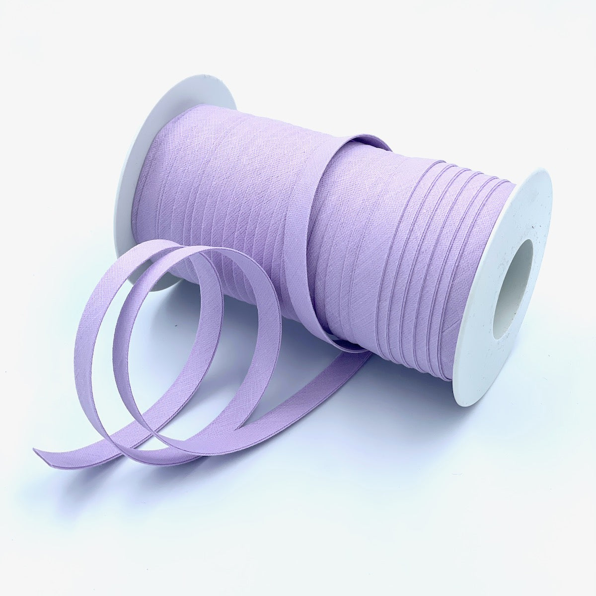 25m Reel of Plain 9mm Double Fold Bias Binding