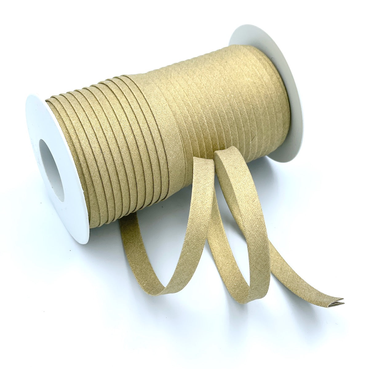 25m Reel of Plain 9mm Double Fold Bias Binding
