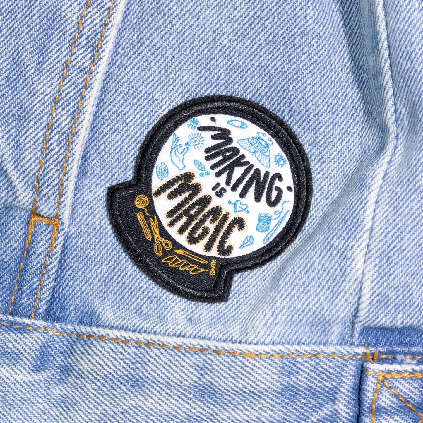 Kylie And The Machine Labels - Making Is Magic Iron On Patch (x1)