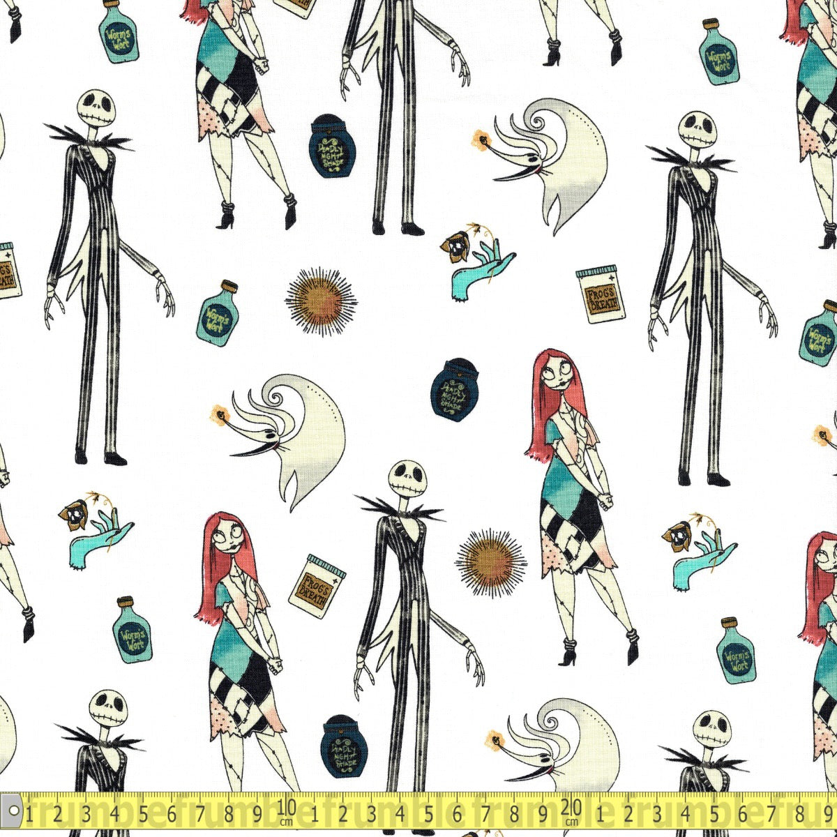 Springs Creative - Nightmare Before Christmas - Mystic Opulence - Sewing and Dressmaking Fabric