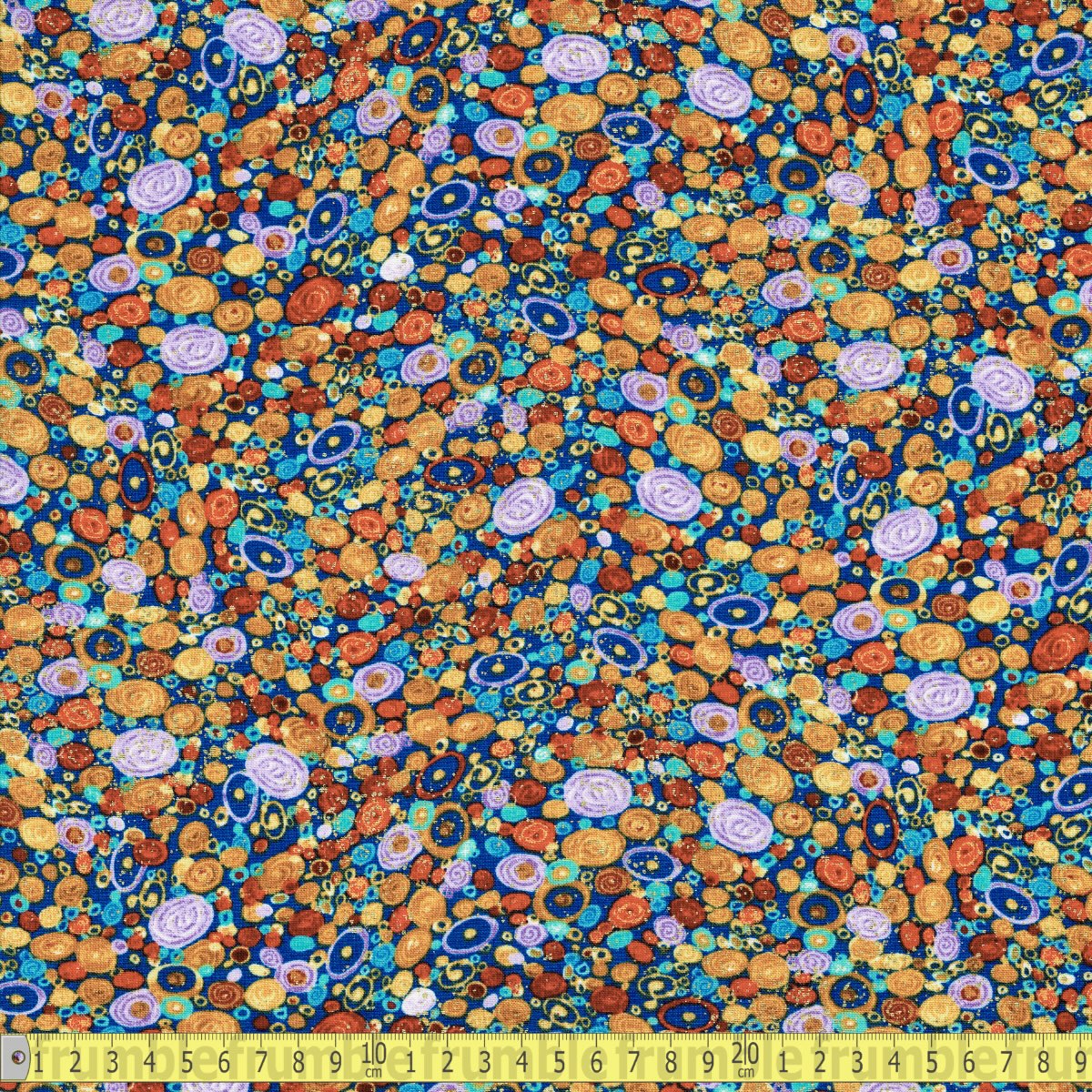 Timeless Treasures - Metallic Geo Floral - Purple - Sewing and Dressmaking Fabric