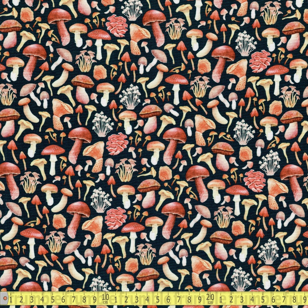 Timeless Treasures - Mushrooms Packed - Multi - Sewing and Dressmaking Fabric