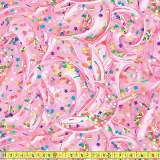 Timeless Treasures - Sweet Frosting - Pink - Sewing and Dressmaking Fabric