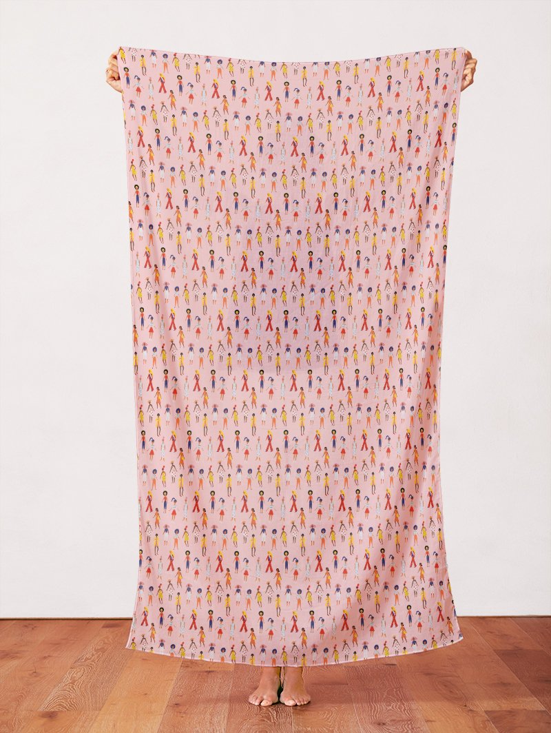 Paintbrush Studio - Friends And Faces - Girl About Town Pink