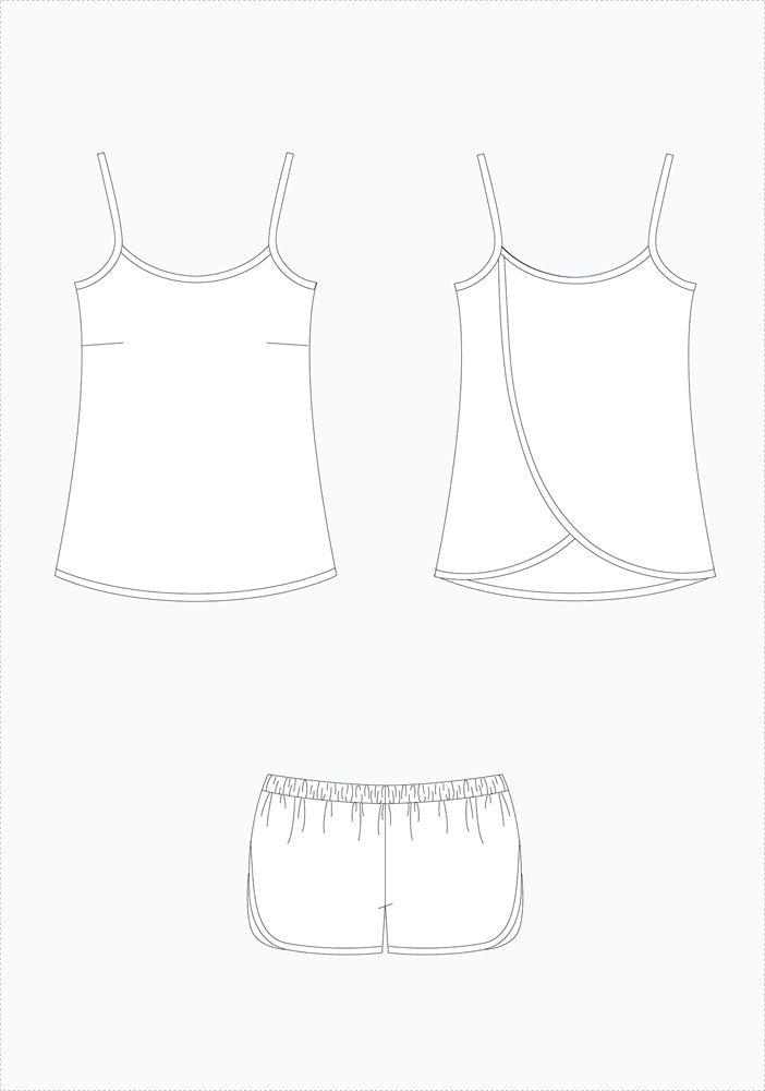 Grainline Studio - Lakeside Pajamas - Frumble Fabrics