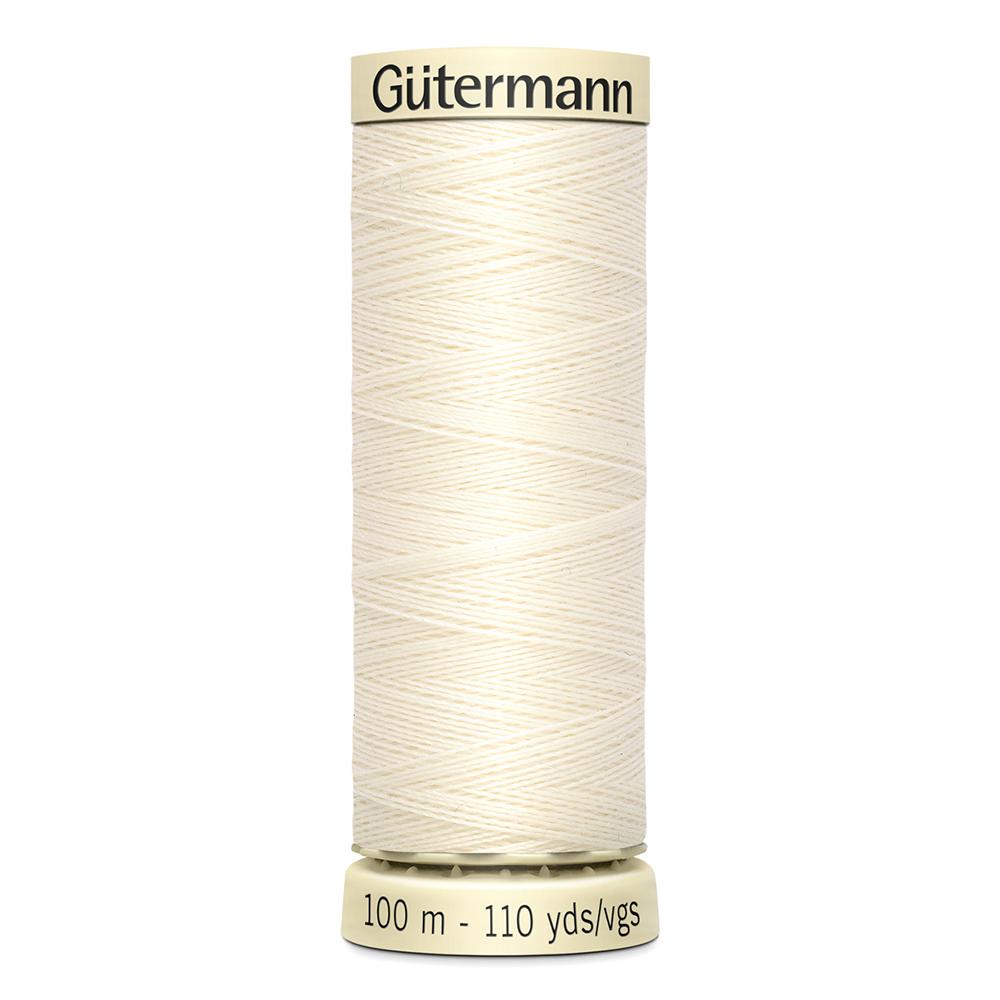 Sew All Thread 100m Reel - Colour 001 Natural - Gutermann Sewing Thread