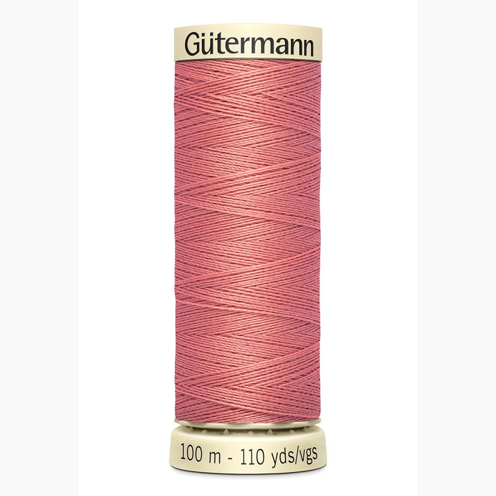 Sew All Thread 100m Reel - Colour 080 Coral Pink - Gutermann Sewing Thread