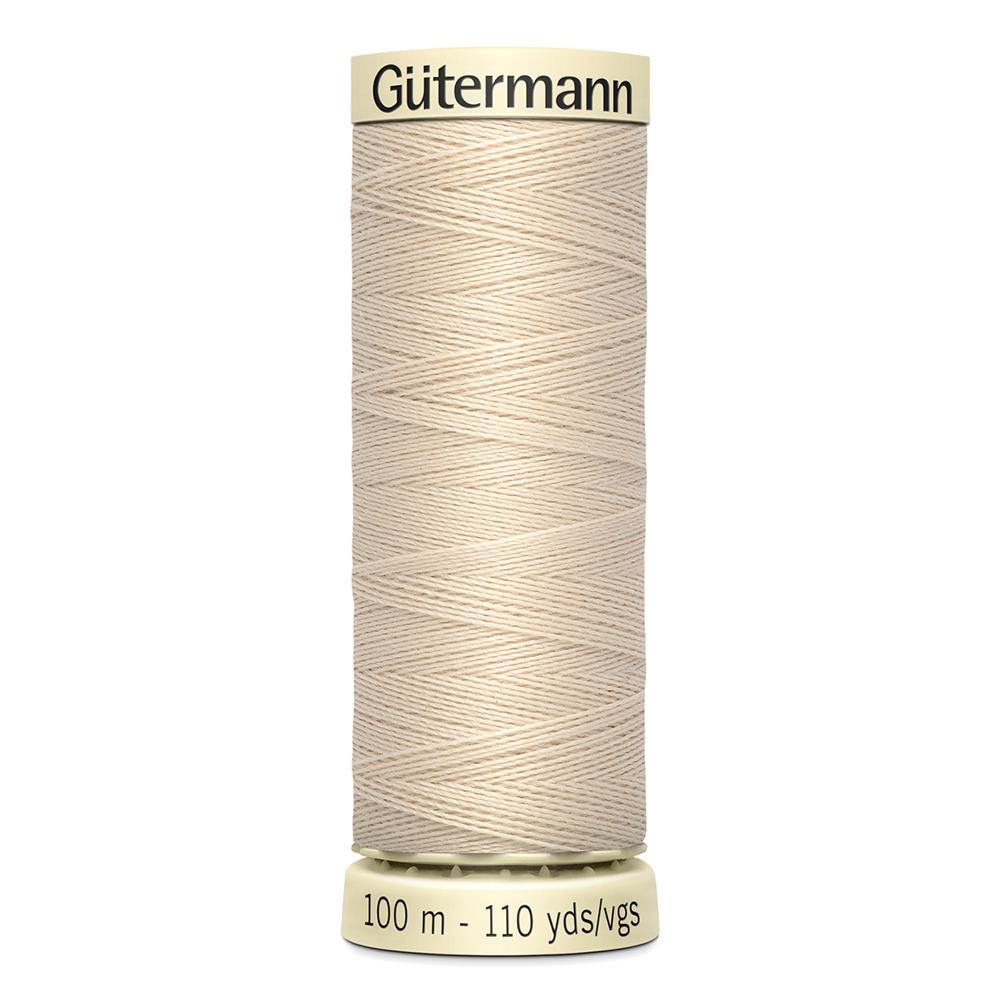 Sew All Thread 100m Reel - Colour 169 Light Beige - Gutermann Sewing Thread