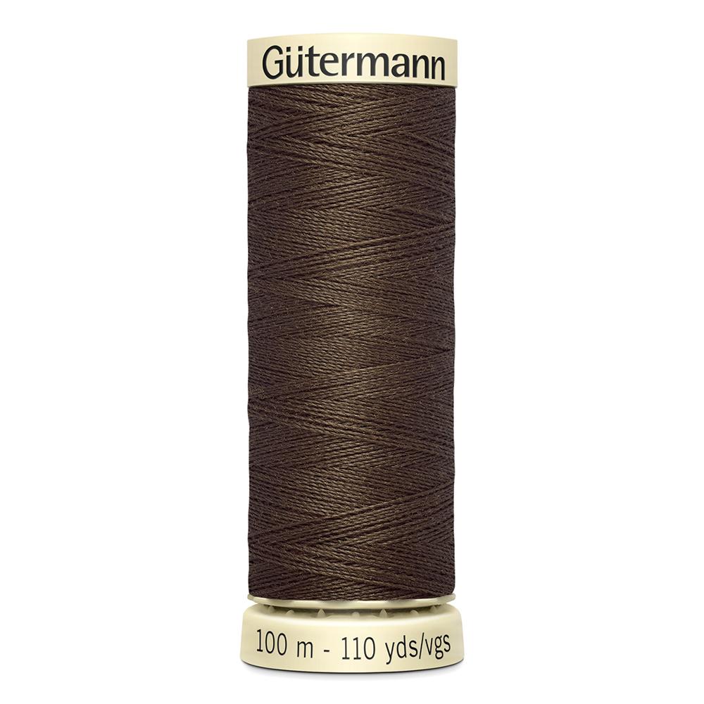 Sew All Thread 100m Reel - Colour 222 Brown - Gutermann Sewing Thread