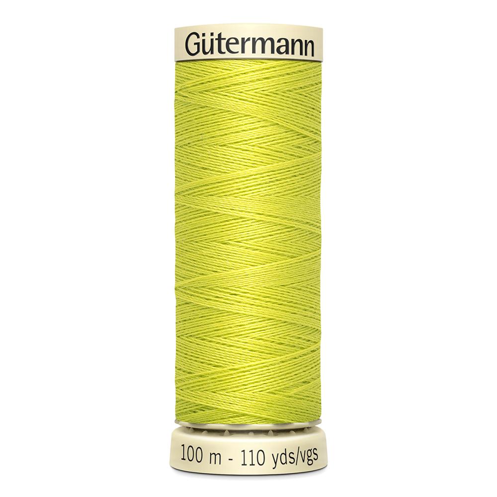 Sew All Thread 100m Reel - Colour 334 Yellow - Gutermann Sewing Thread