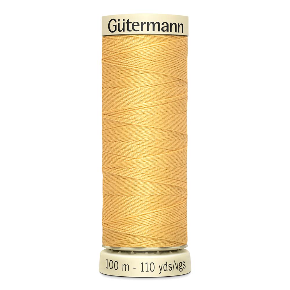 Sew All Thread 100m Reel - Colour 415 Yellow - Gutermann Sewing Thread