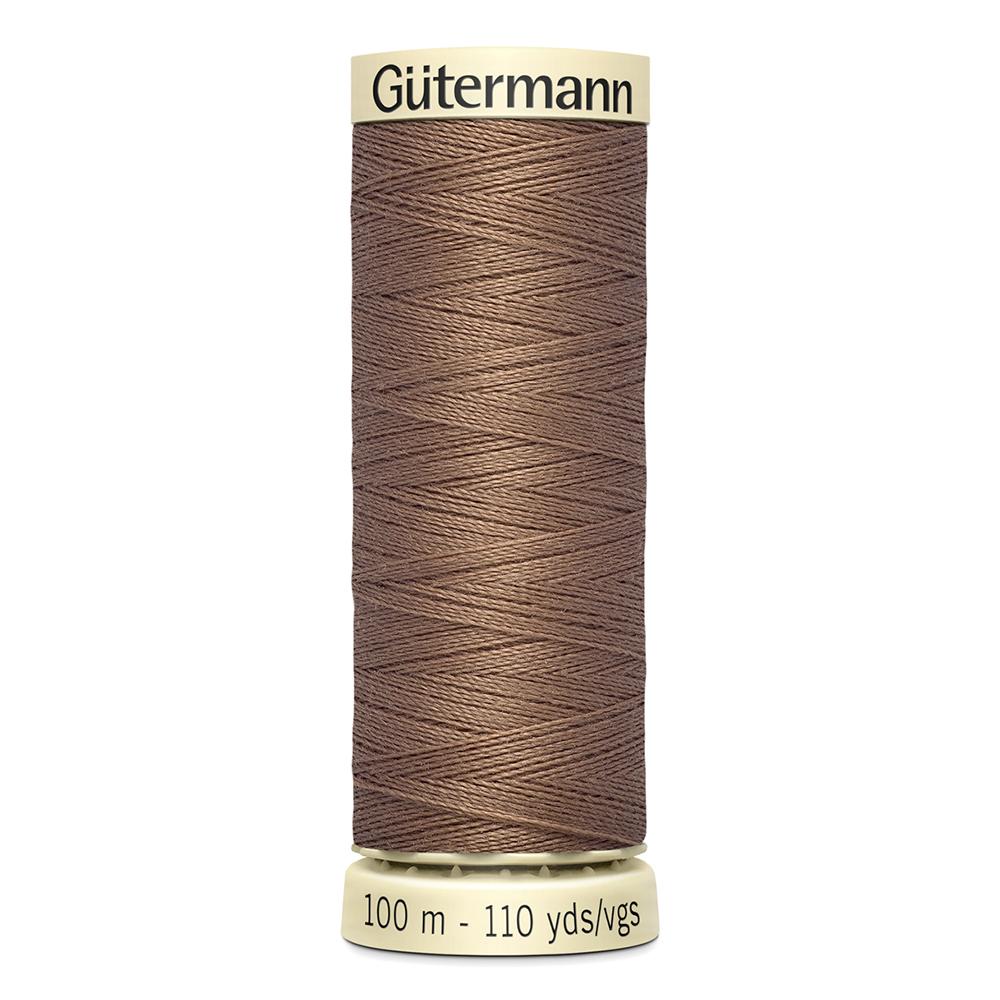 Sew All Thread 100m Reel - Colour 454 Brown - Gutermann Sewing Thread