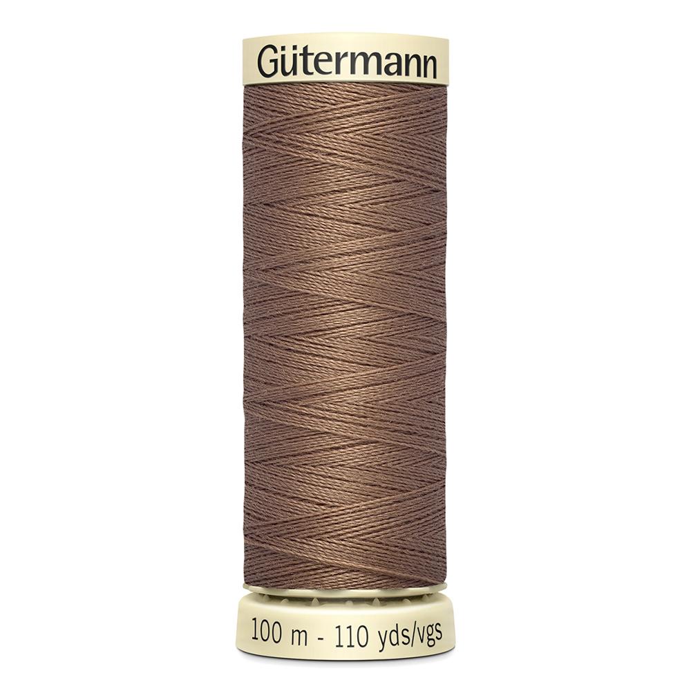 Sew All Thread 100m Reel - Colour 454 Brown - Gutermann Sewing Thread