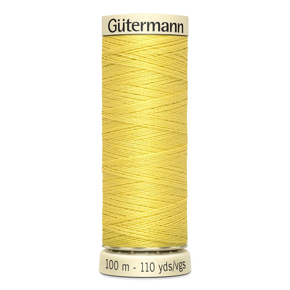 Sew All Thread 100m Reel - Colour 580 Yellow - Gutermann Sewing Thread