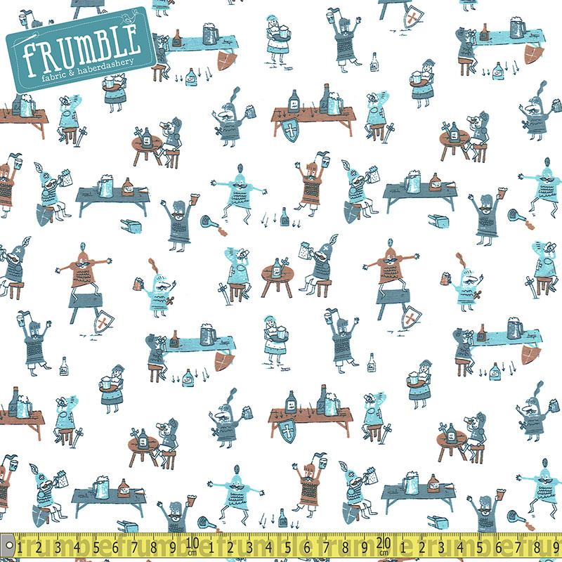 Winter Is Here Happy Hour White - Frumble Fabrics