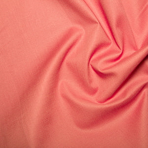 Mid Weight Cotton Solids - Coral Sewing and Dressmaking Fabric