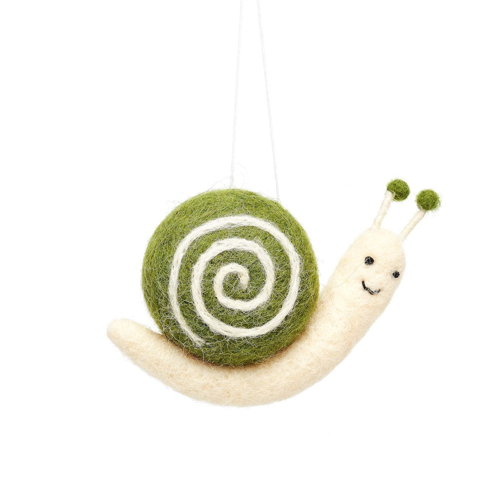 Garden Snail Felt Decoration