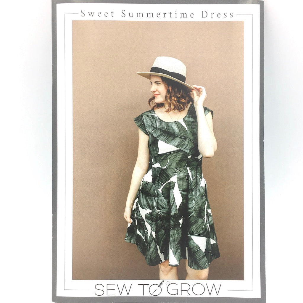 Sweet Summertime Dress & Peplum - Sew To Grow Patterns - Frumble Fabrics