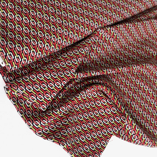 Cool Links Super Silky Pearl Peach Red - Frumble Fabrics