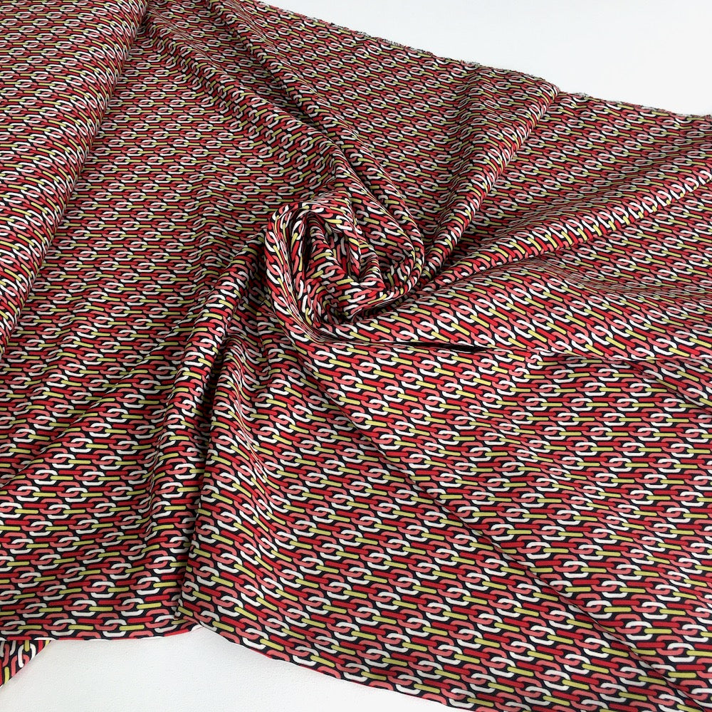 Cool Links Super Silky Pearl Peach Red - Frumble Fabrics