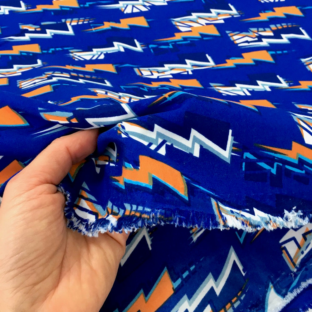 Lightning Bolt - Peach Beach - Royal Blue